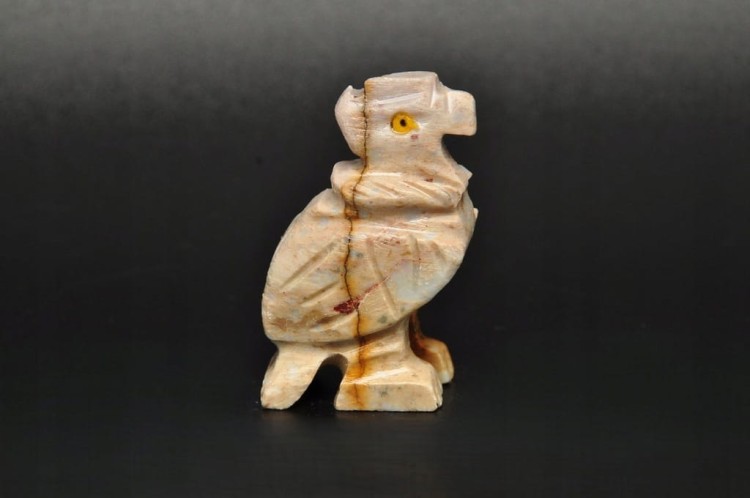 * STEATYT KAMIEŃ MYDLANY PERU FIGURKA PTAK DOBRA JAKOŚĆ MINERAŁ NR 92 *