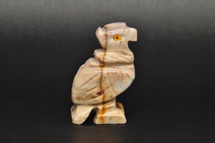 * STEATYT KAMIEŃ MYDLANY PERU FIGURKA PTAK DOBRA JAKOŚĆ MINERAŁ NR 92 *