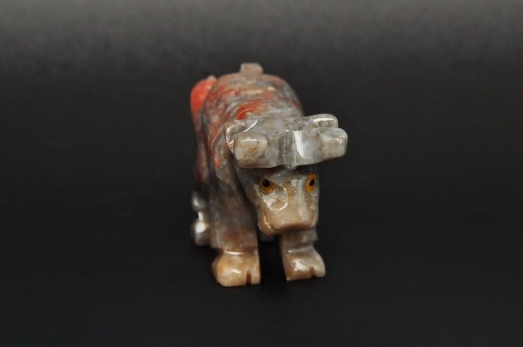 * STEATYT KAMIEŃ MYDLANY PERU RENIFER MINERAŁ CIEKAWA BARWA NR 90 *