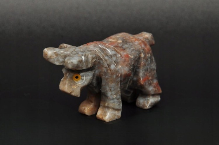 * STEATYT KAMIEŃ MYDLANY PERU RENIFER MINERAŁ CIEKAWA BARWA NR 90 *