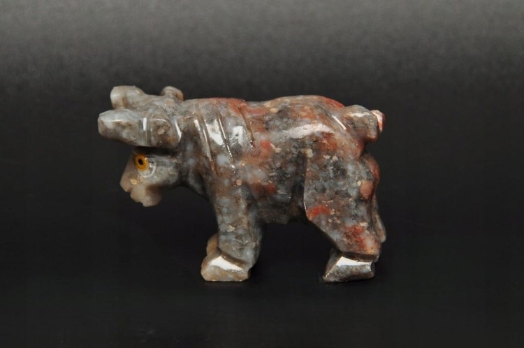 * STEATYT KAMIEŃ MYDLANY PERU RENIFER MINERAŁ CIEKAWA BARWA NR 90 *