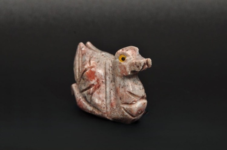 * STEATYT KAMIEŃ MYDLANY PERU KACZKA PTAK KAMIEŃ NATURALNY NR 88 *