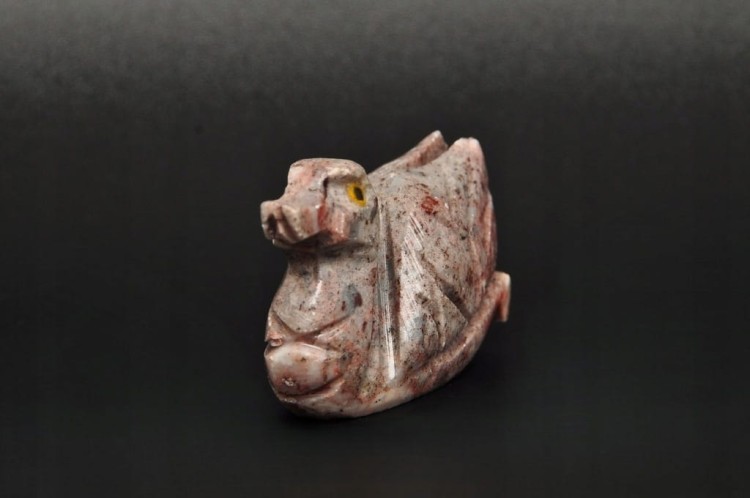 * STEATYT KAMIEŃ MYDLANY PERU KACZKA PTAK KAMIEŃ NATURALNY NR 88 *