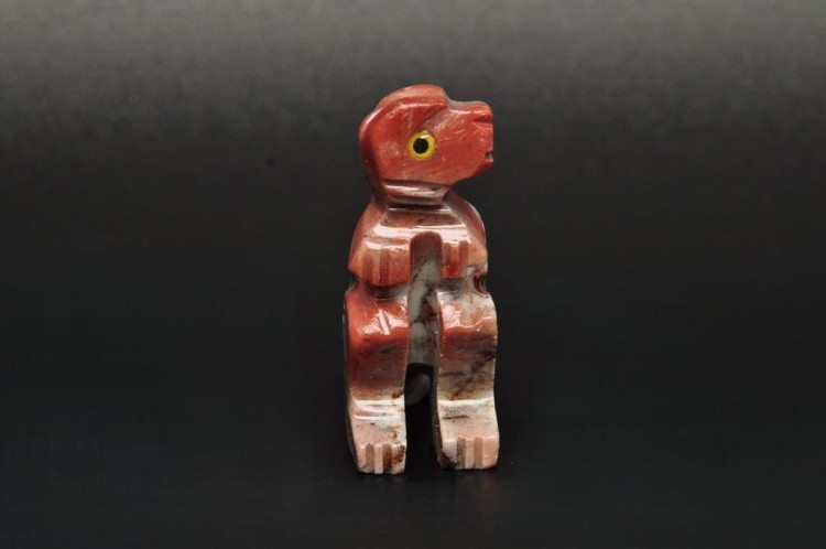 * STEATYT KAMIEŃ MYDLANY PERU DINOZAUR FANTASTYCZNY PRZEKRÓJ NR 87 *