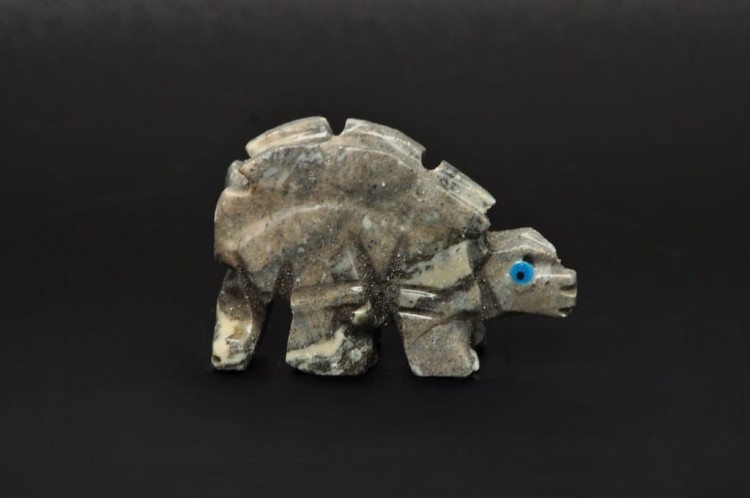 * STEATYT KAMIEŃ MYDLANY PERU DINOZAUR MINERAŁ NATURALNY RĘKODZIEŁO NR 83 *