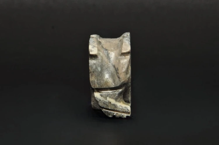 * STEATYT KAMIEŃ MYDLANY PERU DINOZAUR MINERAŁ NATURALNY RĘKODZIEŁO NR 83 *