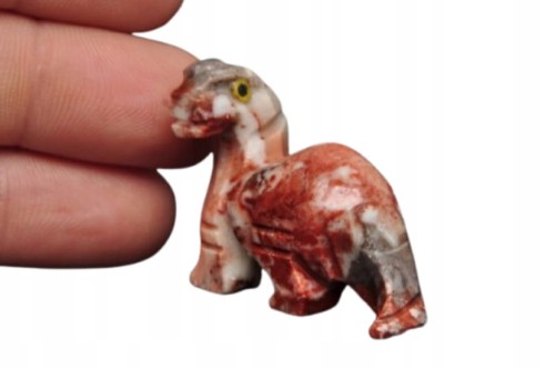 * STEATYT KAMIEŃ MYDLANY PERU DINOZAUR DOSKONAŁY MINERAŁ DO KOLEKCJI NR 78