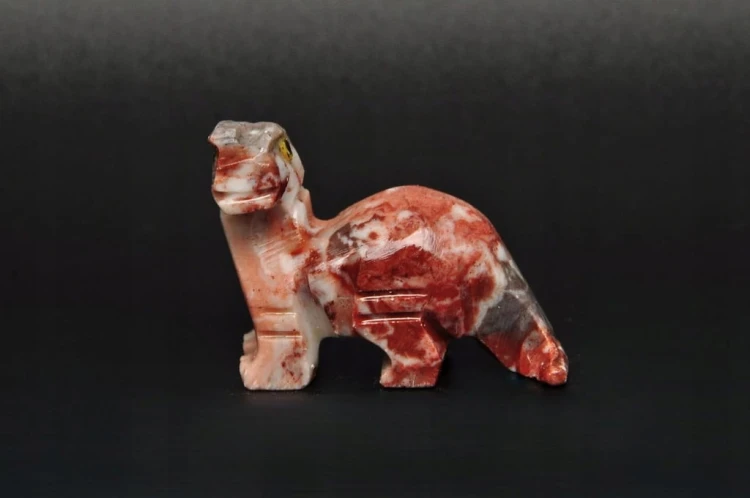 * STEATYT KAMIEŃ MYDLANY PERU DINOZAUR DOSKONAŁY MINERAŁ DO KOLEKCJI NR 78