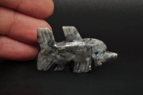 * STEATYT KAMIEŃ MYDLANY PERU RYBA BARDZO DOBRA JAKOŚĆ OKAZ NR 77 *