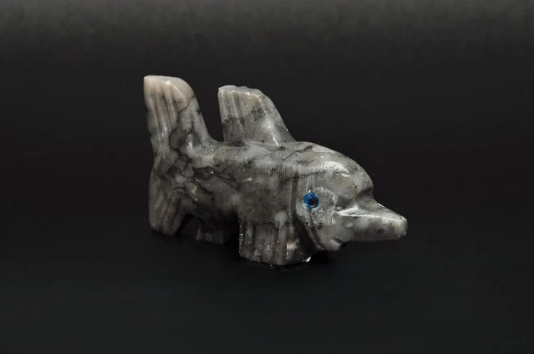 * STEATYT KAMIEŃ MYDLANY PERU RYBA BARDZO DOBRA JAKOŚĆ OKAZ NR 77 *