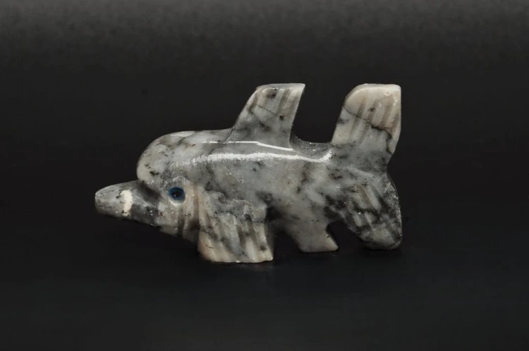 * STEATYT KAMIEŃ MYDLANY PERU RYBA BARDZO DOBRA JAKOŚĆ OKAZ NR 77 *