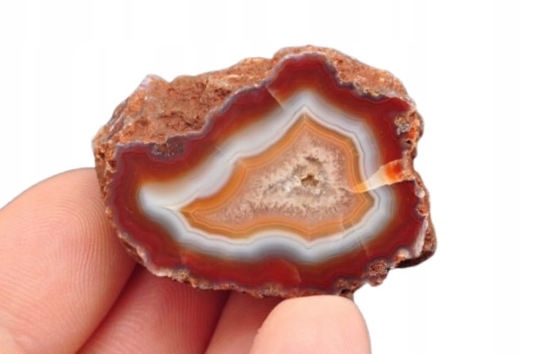 * AGAT ALIMAJO AFRYKA MINERAŁ NATURALNA BARWA BARDZO DOBRA JAKOŚĆ NR 4 *