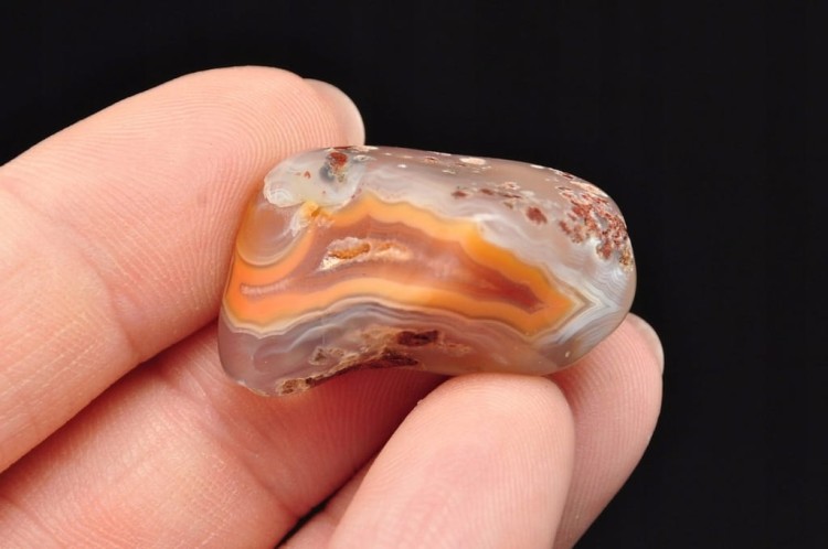 * AGAT ALIMAJO AFRYKA MINERAŁ NATURALNA BARWA ZJAWISKOWY KAMIEŃ NR 13 *
