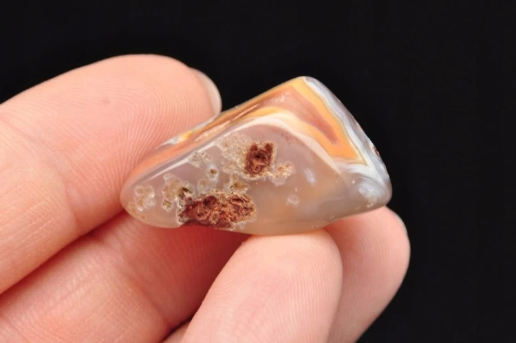 * AGAT ALIMAJO AFRYKA MINERAŁ NATURALNA BARWA ZJAWISKOWY KAMIEŃ NR 13 *
