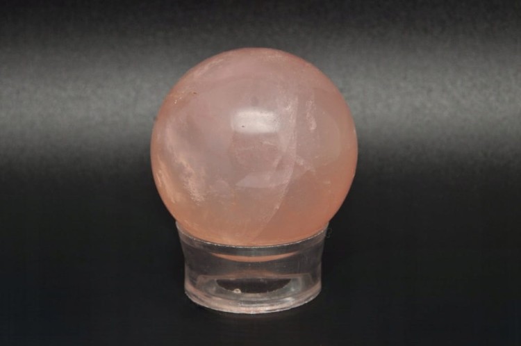 * KWARC RÓŻOWY KULA NATURALNY MINERAŁ DOBRA JAKOŚĆ NR 7 *