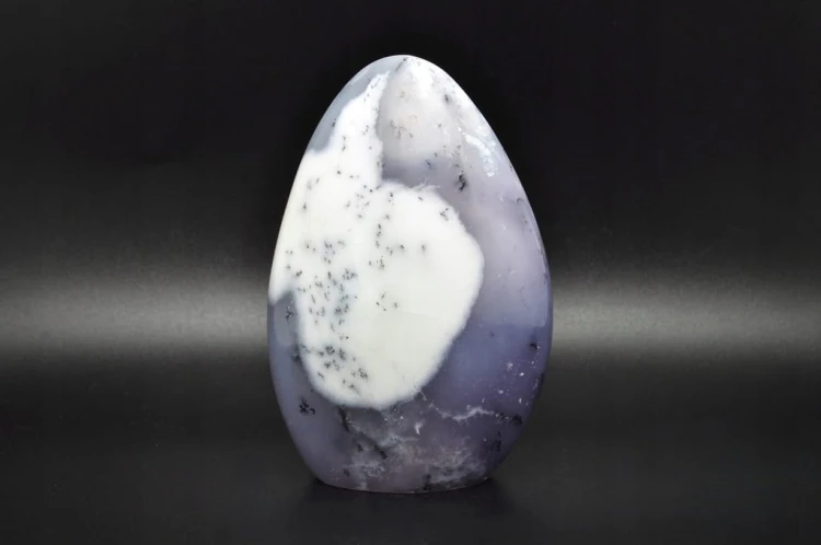 * OPAL DENDRYTYCZNY DENDRYTOWY ELEGANCKI BIAŁO SZARY MINERAŁ NR 1 *