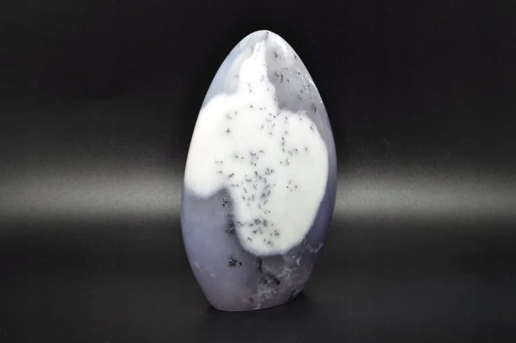 * OPAL DENDRYTYCZNY DENDRYTOWY ELEGANCKI BIAŁO SZARY MINERAŁ NR 1 *