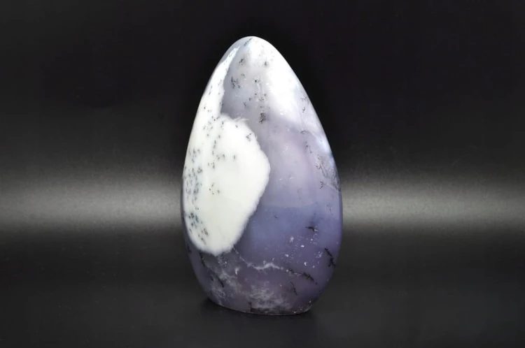 * OPAL DENDRYTYCZNY DENDRYTOWY ELEGANCKI BIAŁO SZARY MINERAŁ NR 1 *