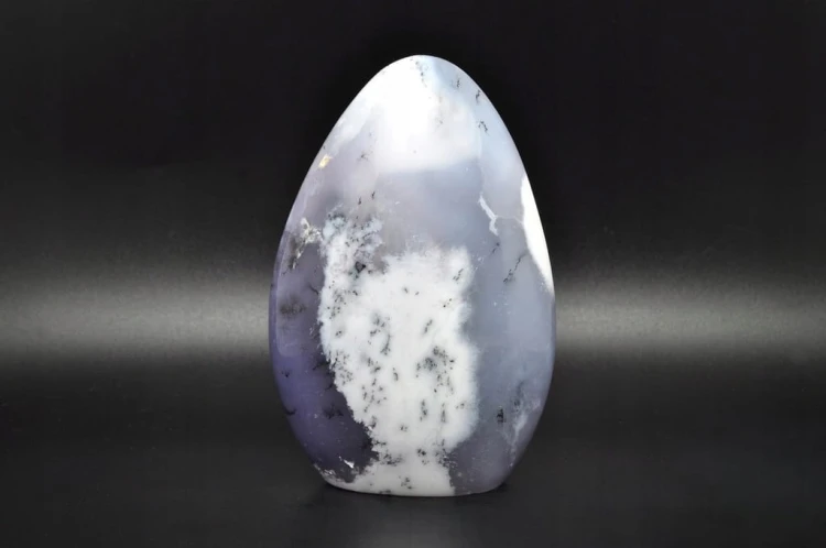 * OPAL DENDRYTYCZNY DENDRYTOWY ELEGANCKI BIAŁO SZARY MINERAŁ NR 1 *