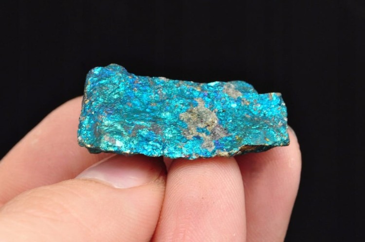 * CHALKOPIRYT MEKSYK JASNONIEBIESKI KOLOR INTERESUJĄCY BŁYSK MINERAŁ NR 7 *