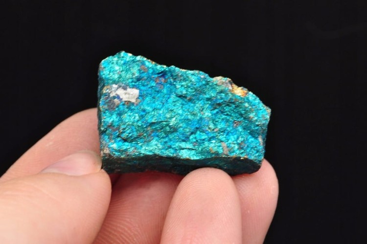 * CHALKOPIRYT MEKSYK JASNONIEBIESKI KOLOR INTERESUJĄCY BŁYSK MINERAŁ NR 7 *