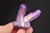 * KWARC FIOLETOWY KRYSZTAŁ GÓRSKI PURPLE AURA BRAZYLIA ZROST NR 4 *