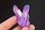 * KWARC FIOLETOWY KRYSZTAŁ GÓRSKI PURPLE AURA BRAZYLIA ZROST NR 4 *
