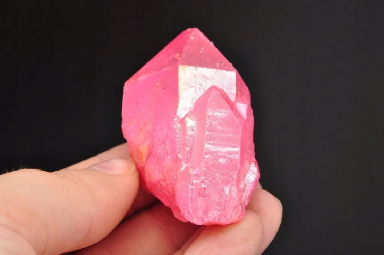 * KWARC RÓŻOWY PINK AURA KRYSZTAŁ GÓRSKI BRAZYLIA PIĘKNY RÓŻOWY KOLOR NR 17