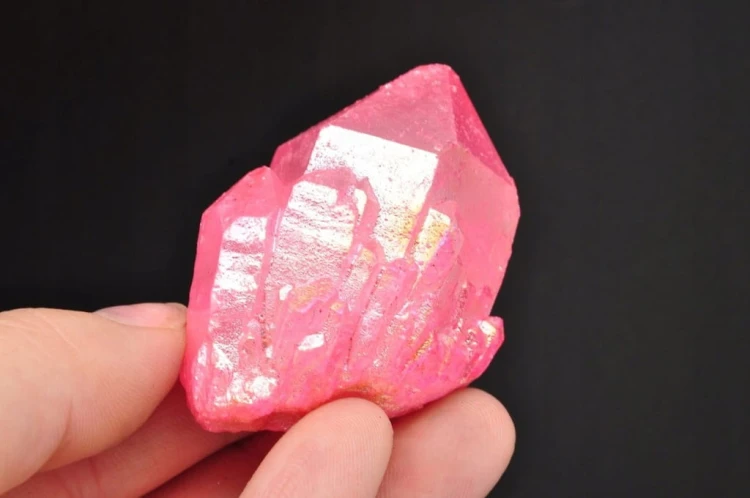 * KWARC RÓŻOWY PINK AURA KRYSZTAŁ GÓRSKI BRAZYLIA PIĘKNY RÓŻOWY KOLOR NR 17