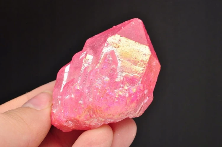 * KWARC RÓŻOWY PINK AURA KRYSZTAŁ GÓRSKI BRAZYLIA PIĘKNY RÓŻOWY KOLOR NR 17