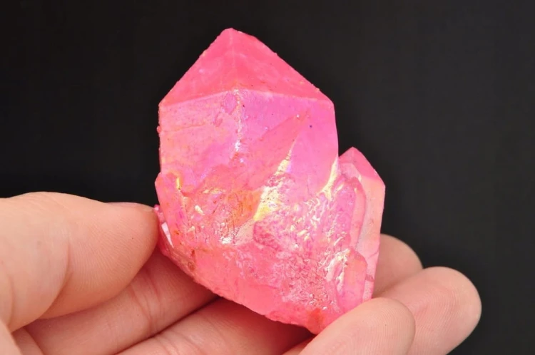 * KWARC RÓŻOWY PINK AURA KRYSZTAŁ GÓRSKI BRAZYLIA PIĘKNY RÓŻOWY KOLOR NR 17