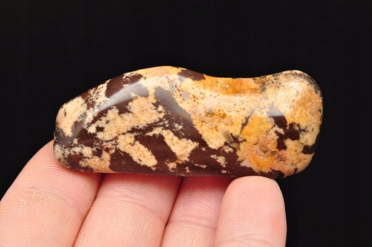 * JASPIS ZEBRA RPA POLEROWANY SZLIFOWANY MINERAŁ NATURALNY NR 1 *