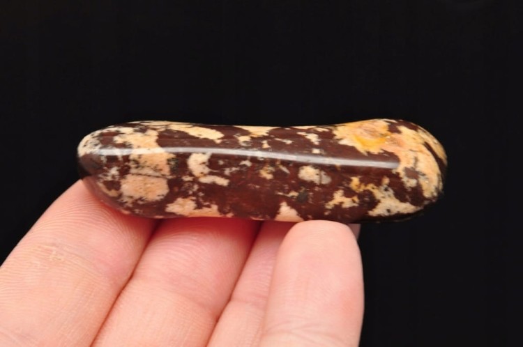* JASPIS ZEBRA RPA POLEROWANY SZLIFOWANY MINERAŁ NATURALNY NR 1 *