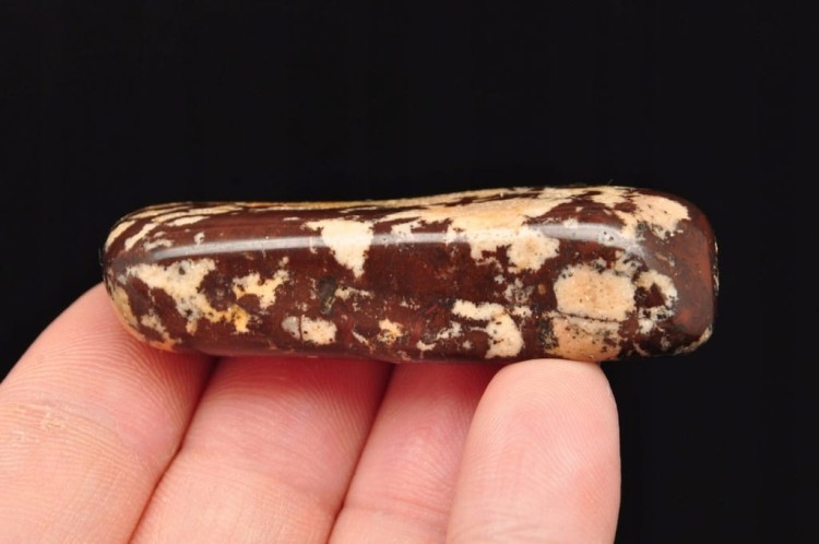* JASPIS ZEBRA RPA POLEROWANY SZLIFOWANY MINERAŁ NATURALNY NR 1 *