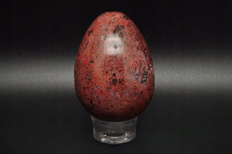 * OBSYDIAN MAHONIOWY ARMENIA PIĘKNE JAJKO DOSKONAŁE JAKO OZDOBA NR EGG46 *