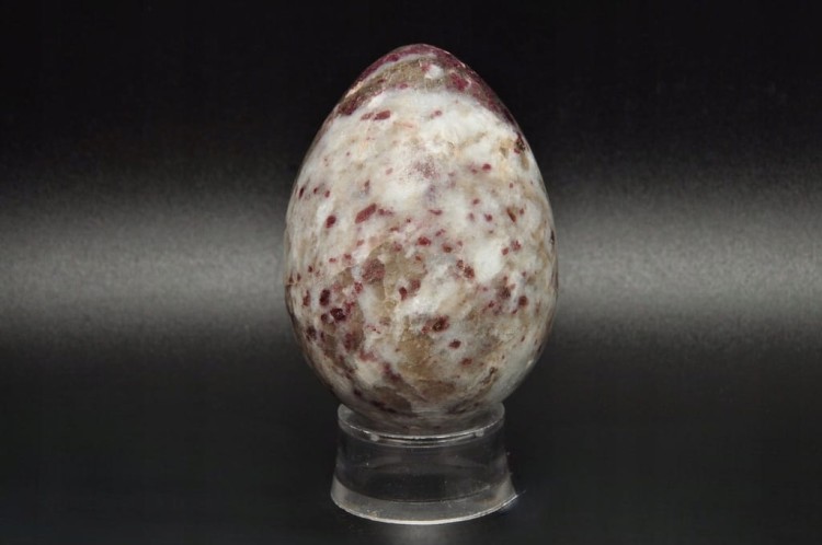 * TURMALIN RÓŻOWY RUBELLIT JAJKO ZJAWISKOWY WZÓR DELIKATNA BARWA NR EGG66 *