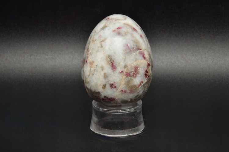 * TURMALIN RÓŻOWY RUBELLIT JAJKO NATURALNY MINERAŁ DO KOLEKCJI NR EGG73 *