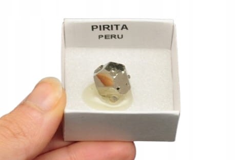 * KOSTKA PIRYTU PERU UROKLIWY MAŁY OKAZ INTERESUJĄCY MINERAŁ NR 10 *