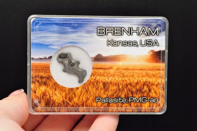 * METEORYT BRENHAM KANSAS USA DOSKONAŁY JAKO PREZENT NR 4 *