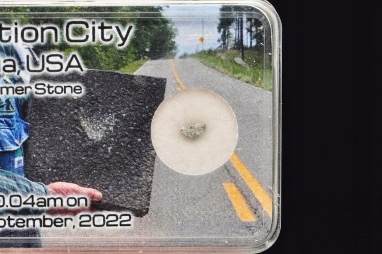 * METEORYT JUNCTION CITY GEORGIA USA MALUTKI ODŁAMEK METEORYTU NR 6 *