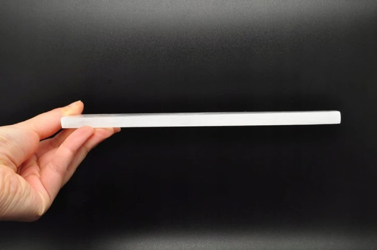 * SELENIT GIPS MAROKO DŁUGI OKAZ 20 CM ŚLICZNY KAMIEŃ DO KOLEKCJI NR 2 *