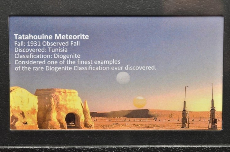 * METEORYT TATAHOUINE ORYGINALNY OKAZ W OZDOBNEJ RAMCE DO KOLEKCJI NR 7 *