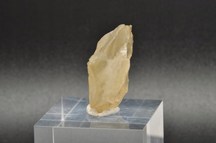 * TEKTYT SZKŁO PUSTYNI LIBIJSKIEJ EGIPT OKAZ W CZARNEJ RAMCE 3D NR 4 *