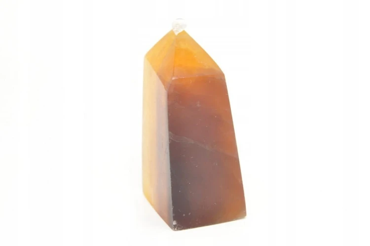 * FLUORYT CHINY OBELISK WIEŻA PIĘKNY ŻÓŁTY INTENSYWNY KOLOR NR 4 *