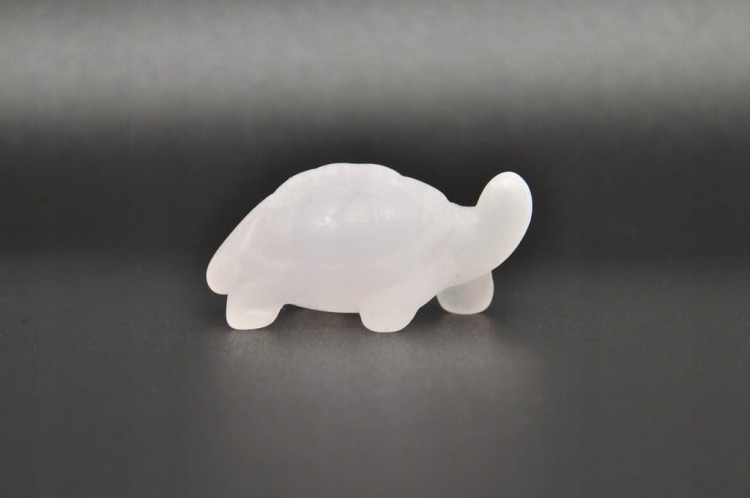 * MANGANOKALCYT PRZEPIĘKNA FIGURKA ŻÓŁW ŚLICZNY ŻÓŁWIK NR 12 *