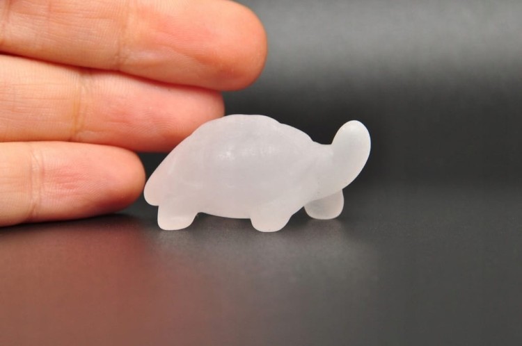 * MANGANOKALCYT PRZEPIĘKNA FIGURKA ŻÓŁW ŚLICZNY ŻÓŁWIK NR 12 *