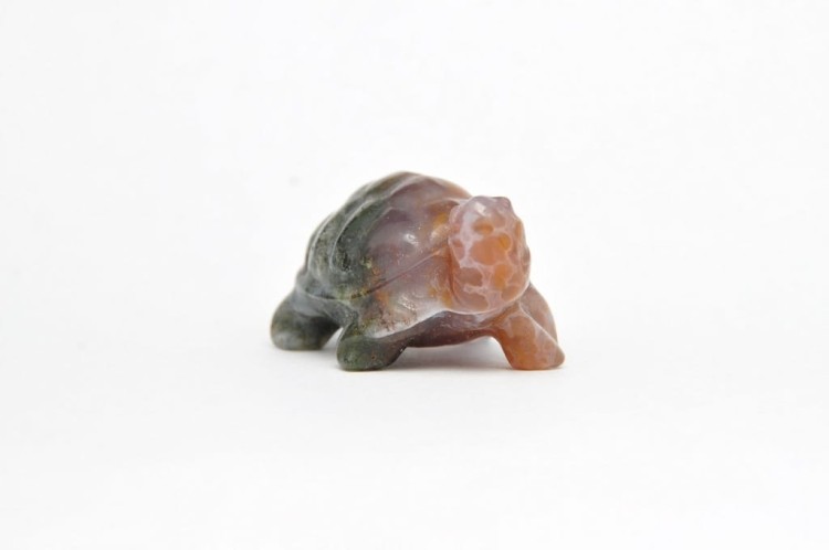 * AGAT PRZEPIĘKNA FIGURKA ŻÓŁW INTERESUJĄCY WZÓR NR 5 *