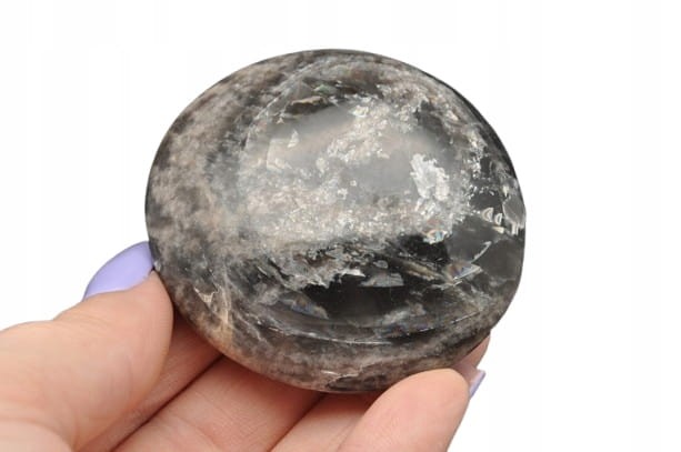 * KAMIEŃ KSIĘŻYCOWY MOONSTONE MINERAŁ NATURALNY POLEROWANY OKAZ NR GKKS04 *