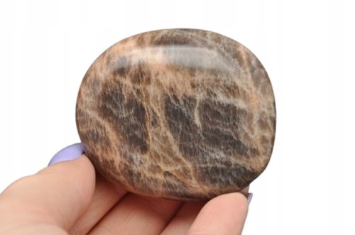 * KAMIEŃ KSIĘŻYCOWY MOONSTONE CIEKAWY KSZTAŁT PIĘKNY KAMIEŃ NR GKKS02 *