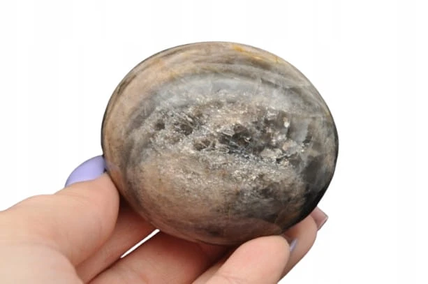 * KAMIEŃ KSIĘŻYCOWY MOONSTONE UROCZY MINERAŁ BŁYSZCZĄCY MINERAŁ NR GKKS01 *